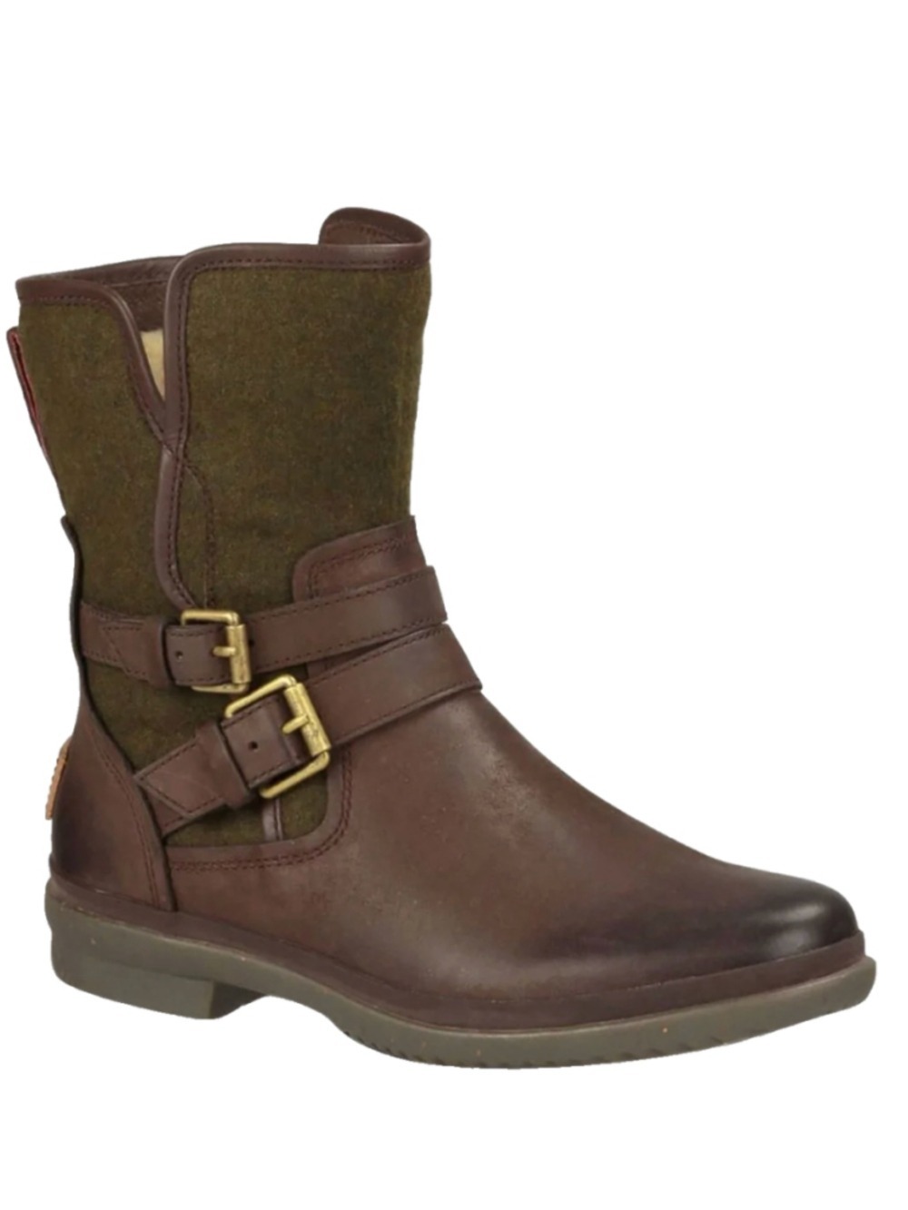 UGG Simmens Leather Waterproof Boots Brown Leather 1005269 Women's 6